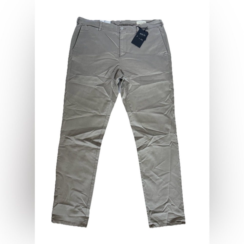 Rye 51 Flex Terry Comfort Stretch Chino Taupe NWT